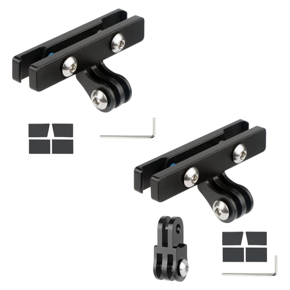 محول تحويل مصباح القوس السرج قابل للتعديل، محول تركيب كاميرا الحركة، حامل قاعدة مقعد الدراجة للضوء الخلفي للكاميرا الرياضية #2