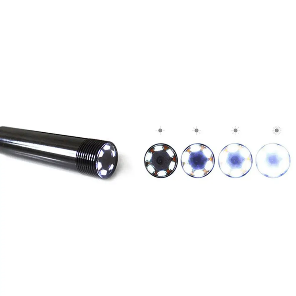 Industrial Endoscope Waterproof Wired Camera Five Point Five mm Probe for PC Laptop Tablet Three in One