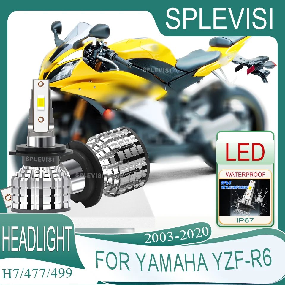 

Durable and Long-Lasting LED H7 Motorcycle Headlight For Yamaha YZF-R6 2003 2004 2005 2006 2007 2008 2009 2010 2011 2012-2020