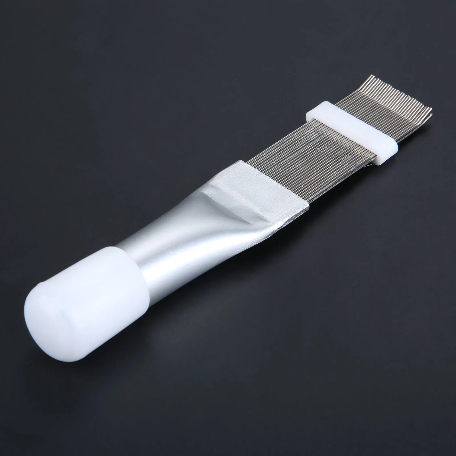 1Pc Fin Comb Straightener Brush Cleaner Tool for Air Conditioning Condensers Evaporators Stainless Steel Fin Plastic Handle