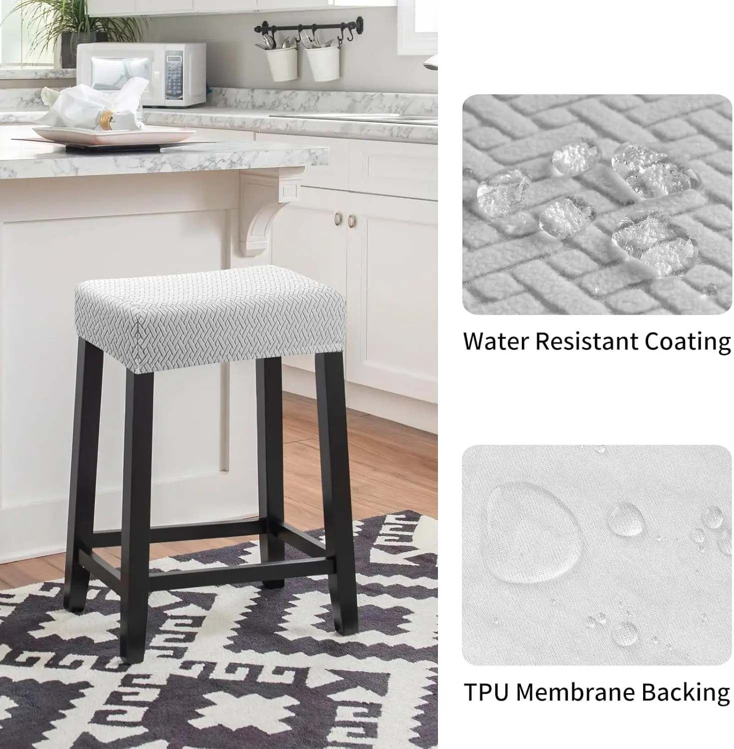 

2 шт., водонепроницаемые стулья для барной стойки