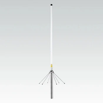 Yüksek Verimli UV Çift Bantlı Anten, 144/435MHz VHF/UHF Tam Kapsama, Dayanıklı Fiberglas Taban, Dış Mekan Telsizi için İdeal