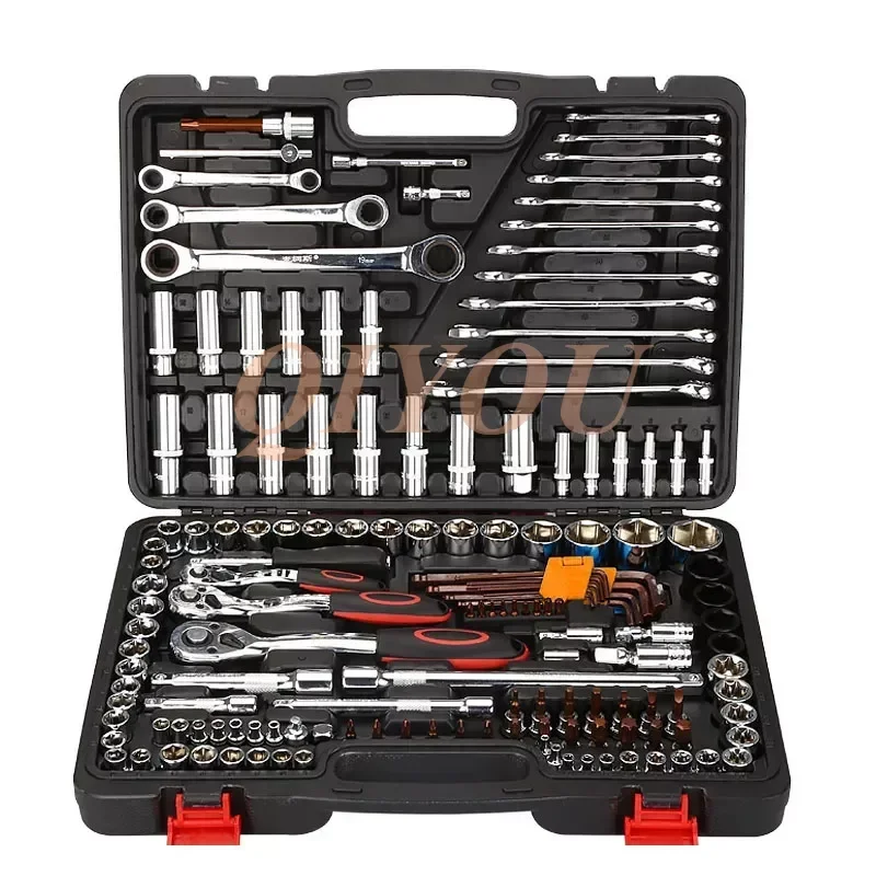 

Upgrade 151 Sets Socket Wrench Combination Set Comprehensive Set Auto Repair Hardware Toolbox