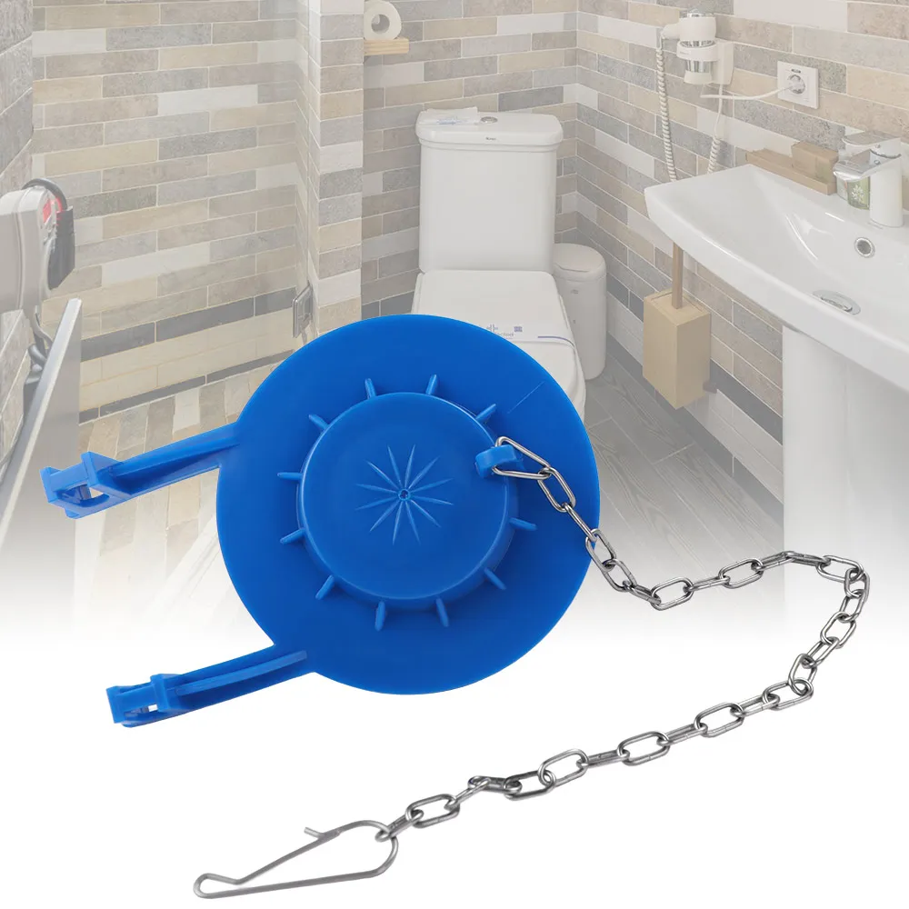 With Chain Toilet Drain Valve Flap Cover Universal Rubber Toilet Tank Flapper 2-inch Adjustable Toilet Seal Flapper Toilet