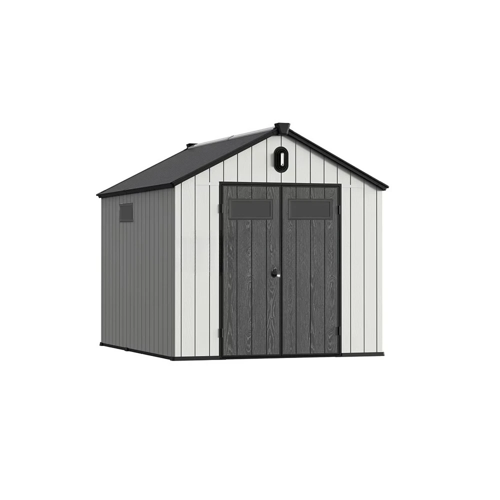 Easy To Assemble Heavy Duty Plastic Storage Shed Outdoor Garden Building Multipurpose Shed Tool Space For Garden Tool Storage