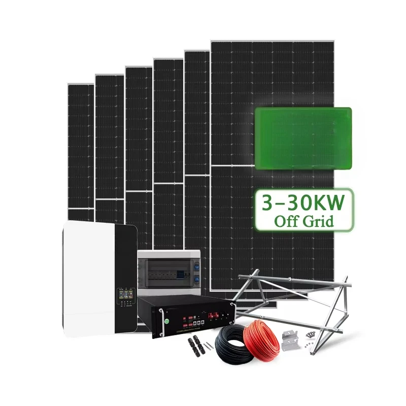 10kw 15kw سعر المجموعة الشمسية 3000W 5000W 6kw 8kw النظام الشمسي الكامل للمنزل خارج الشبكة نظام الطاقة الشمسية #2