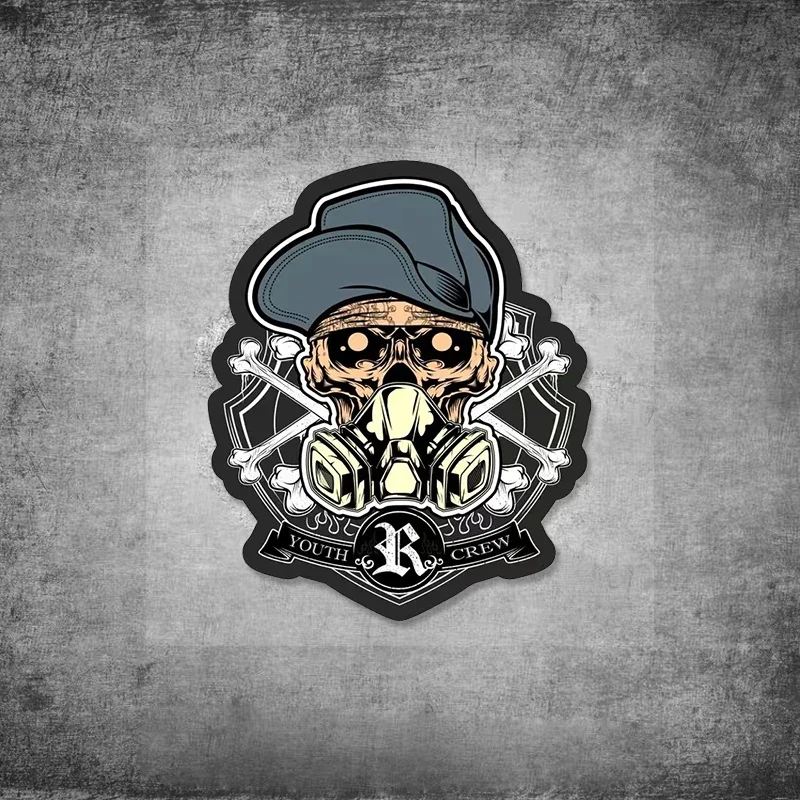 

1PC Navigator Skull Motorcycle Stickers Waterproof DIY Motorbike Side Panels Fuel Tank Fairing Vinyl Decals Skeleton Decoration