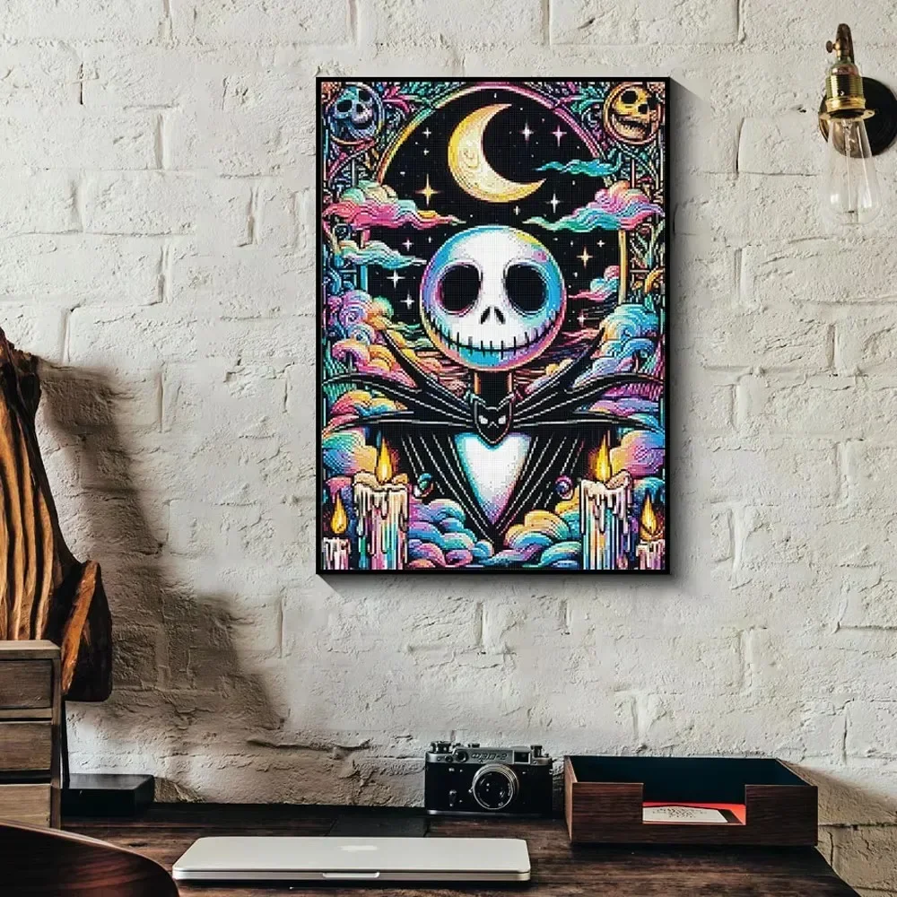 الجمجمة الشرير الماس اللوحة الفن Maleficent الشر الملكة 5D DIY بها بنفسك كامل الماس التطريز فسيفساء عبر عدة خياطة ديكور المنزل