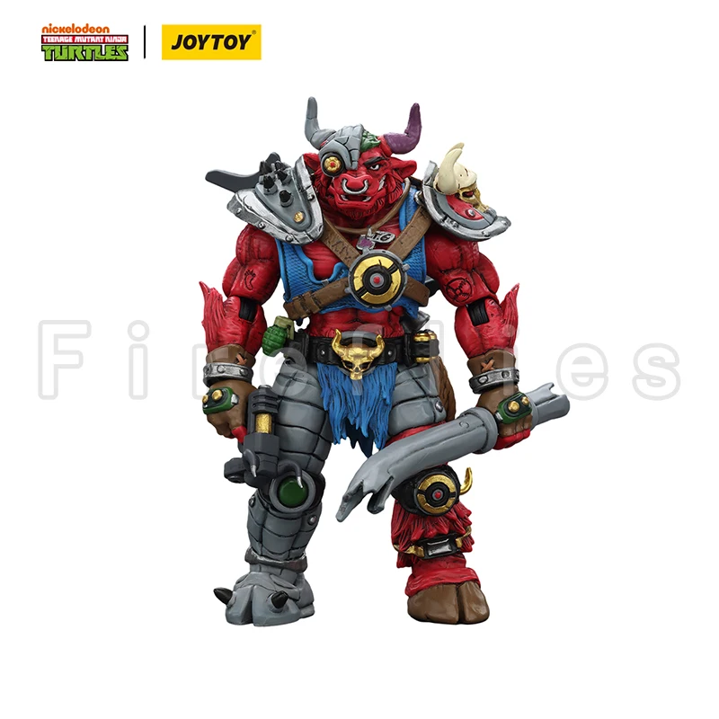 Figurka JOYTOY 1/18 Żółwie Ninja - Dirtbag Groundchuck Rahzar Anime