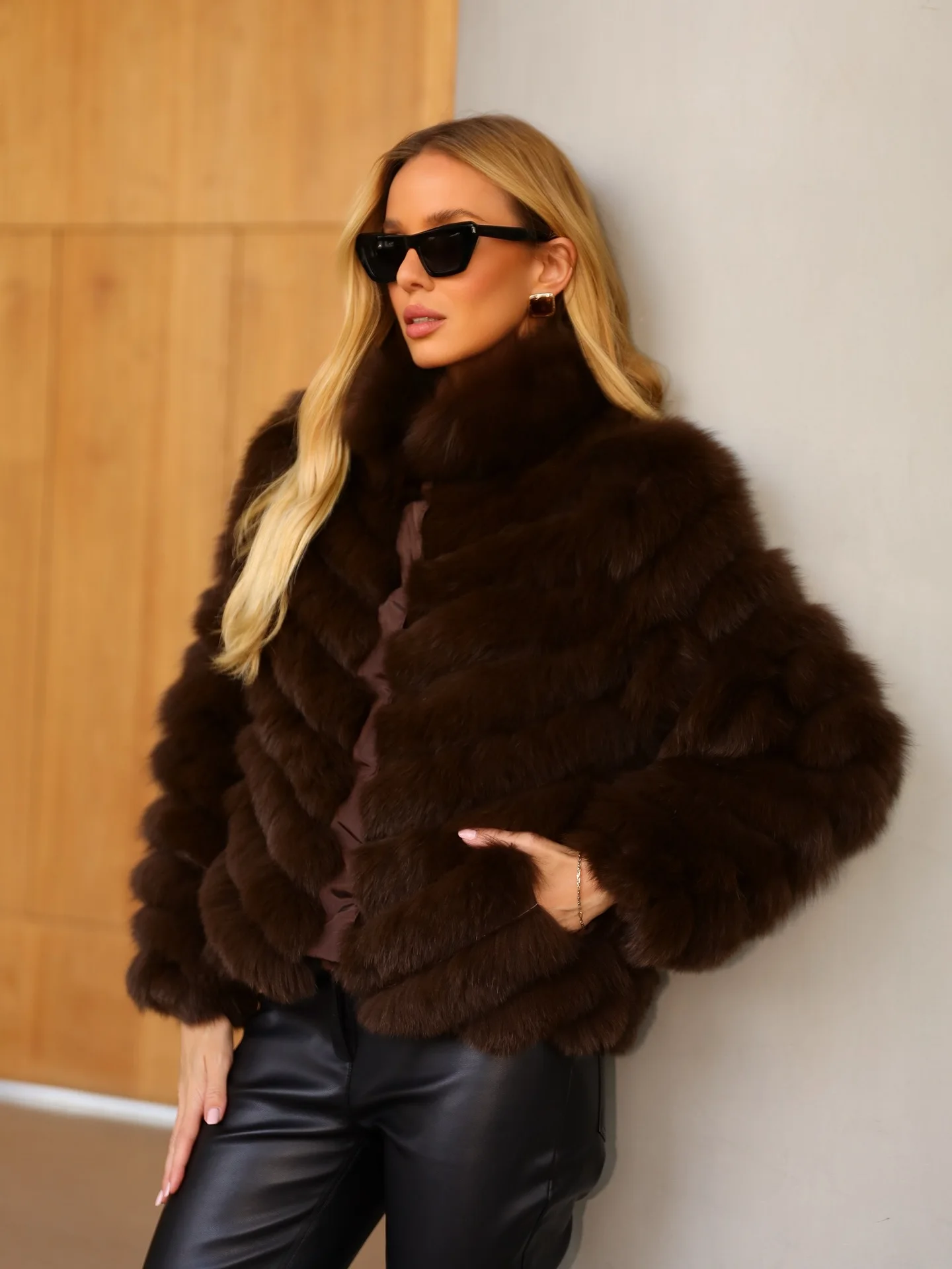 OFTBUY Custom Luxury Long Full Real Fur Coat for Women Streetwear Thick Warm Winter Real Fur Overcoat High-End Custom Outerwear