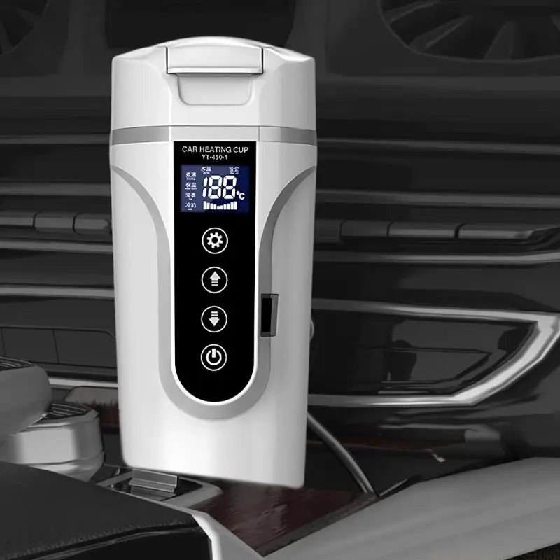 J0MA Multifunction Auto Kettle for Coffee Tea Heating Travel 680ml Heating Cup