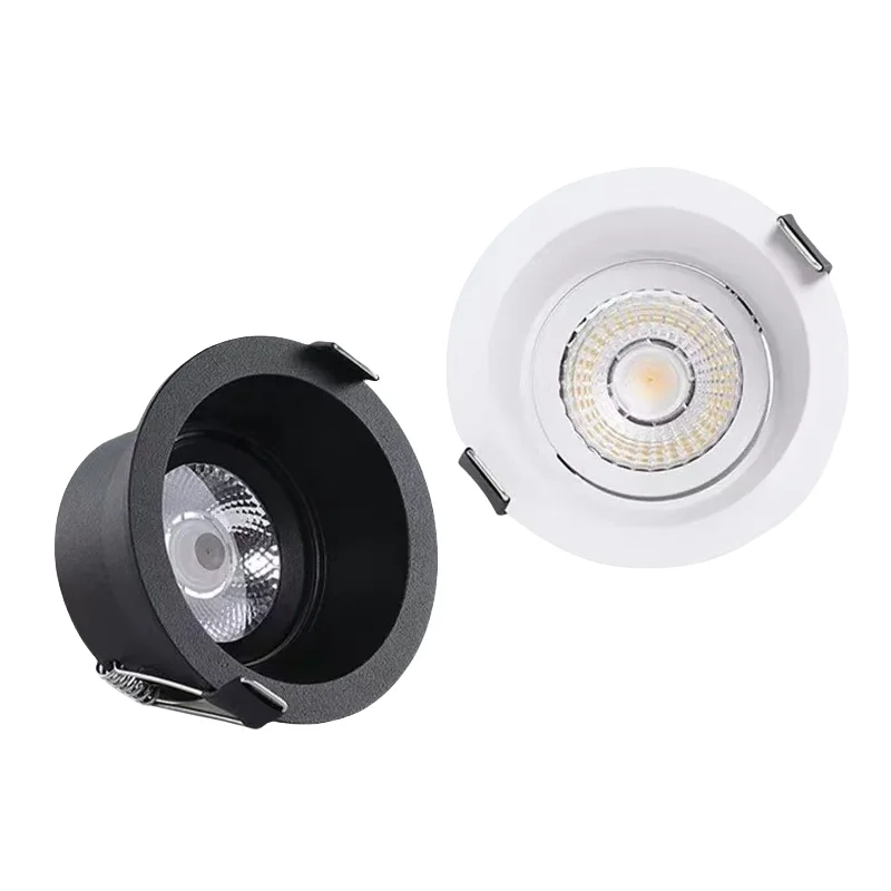 

LED Anti Glare Ceiling Downlight 5W7W10W15W20W24W Dimmable AC110-220V COB Spotlight Low Blue Light Indoor Parlor Bedroom Hallway