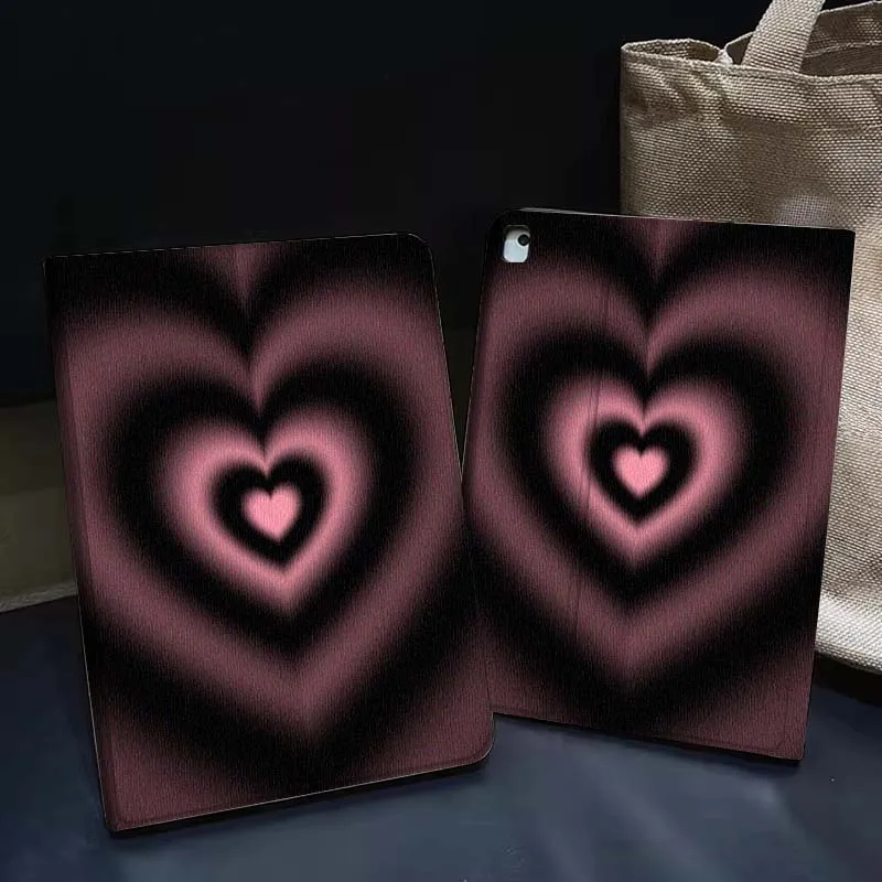 

Red Heart Glow Light Gift Tablet Case For Apple iPad Air Pro mini 1 2 3 4 5 6 7 8 9 11 M2 M3 M5 M4 5th 6th 7th 10th 11th