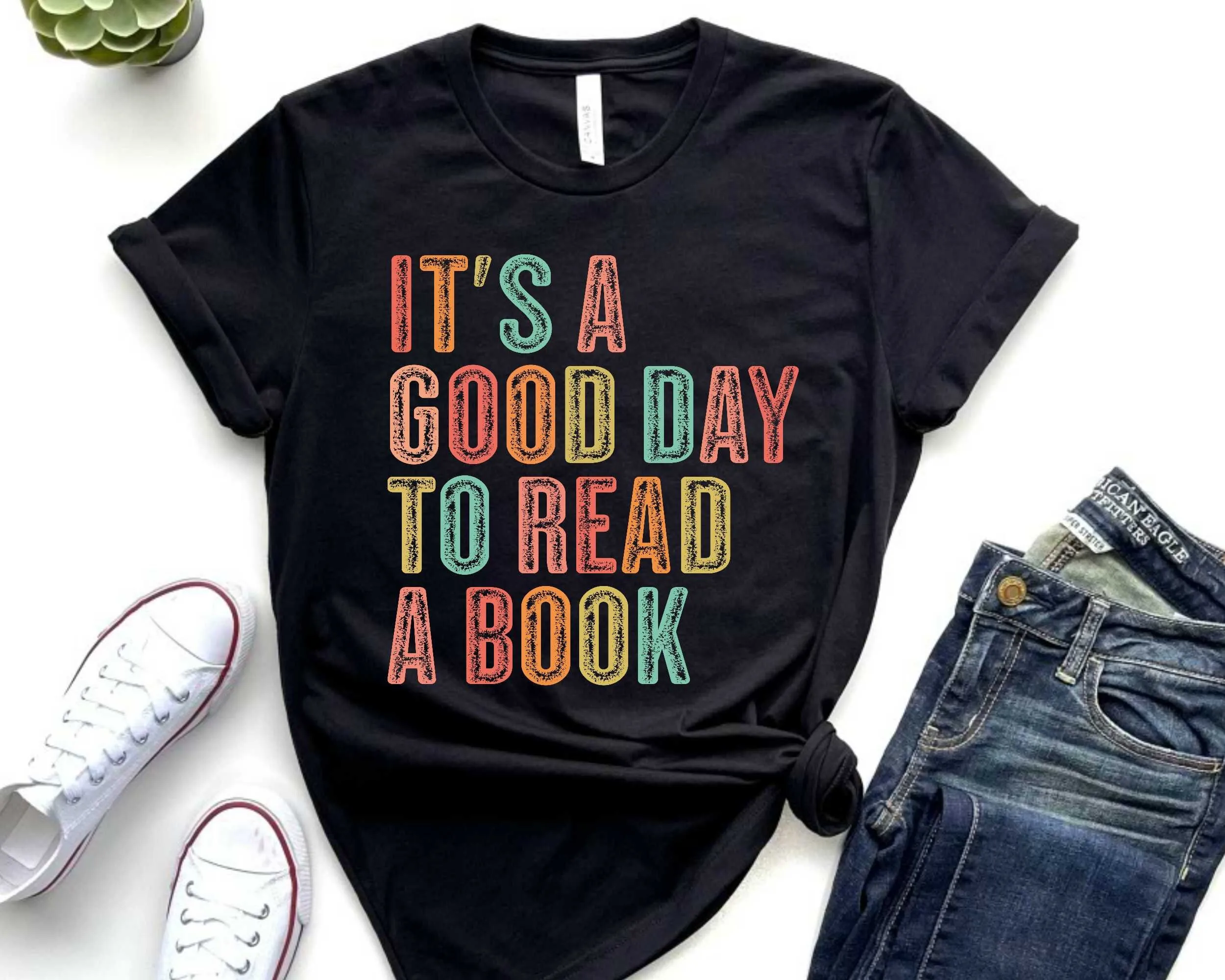 Its A Good Day To Read Book T Shirt Reading Librarian Gift Library Lover