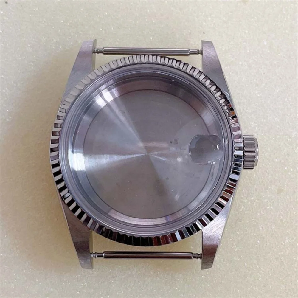 

36mm Watch Case Stainless Steel Acrylic Glass Solid Case for NH35 NH36 4R Movement