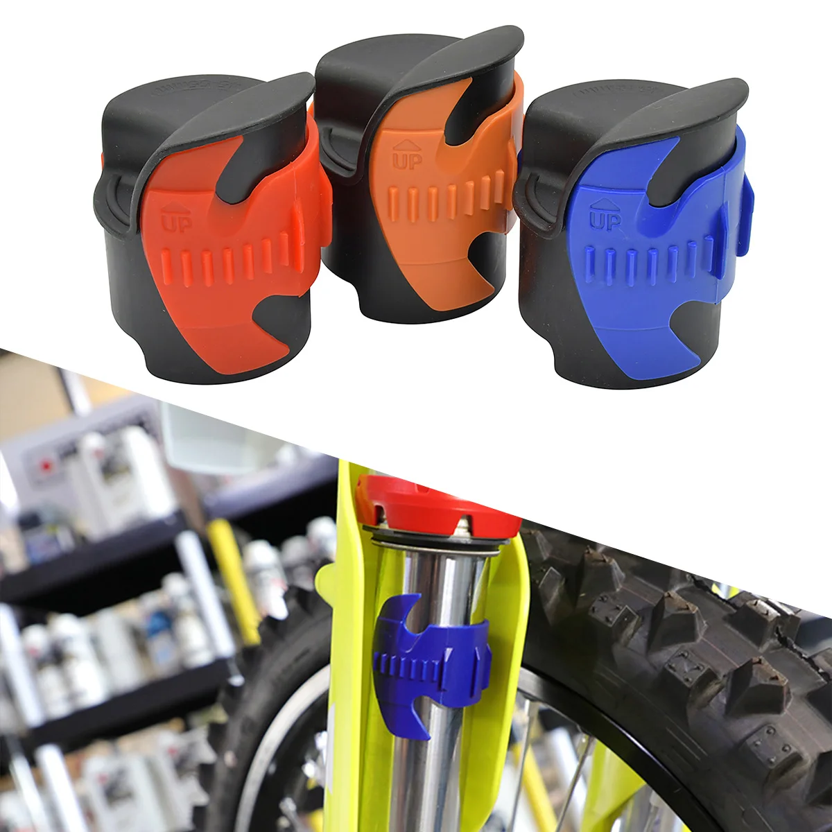 For KTM SXF EXC Kawasaki KXF Honda CR CRF YAMAHA YZ YZF WRF Enduro Dirt Pit Bike Front Fork Shock Absorber 45-55mm Cleaning Tool
