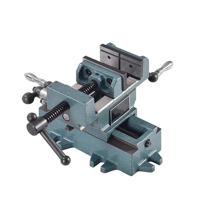 Heavy-Duty Precision Cross-Nose Pliers Bench Vise Drilling Machine Variable Milling Machine Two-Way Movable Vise Table