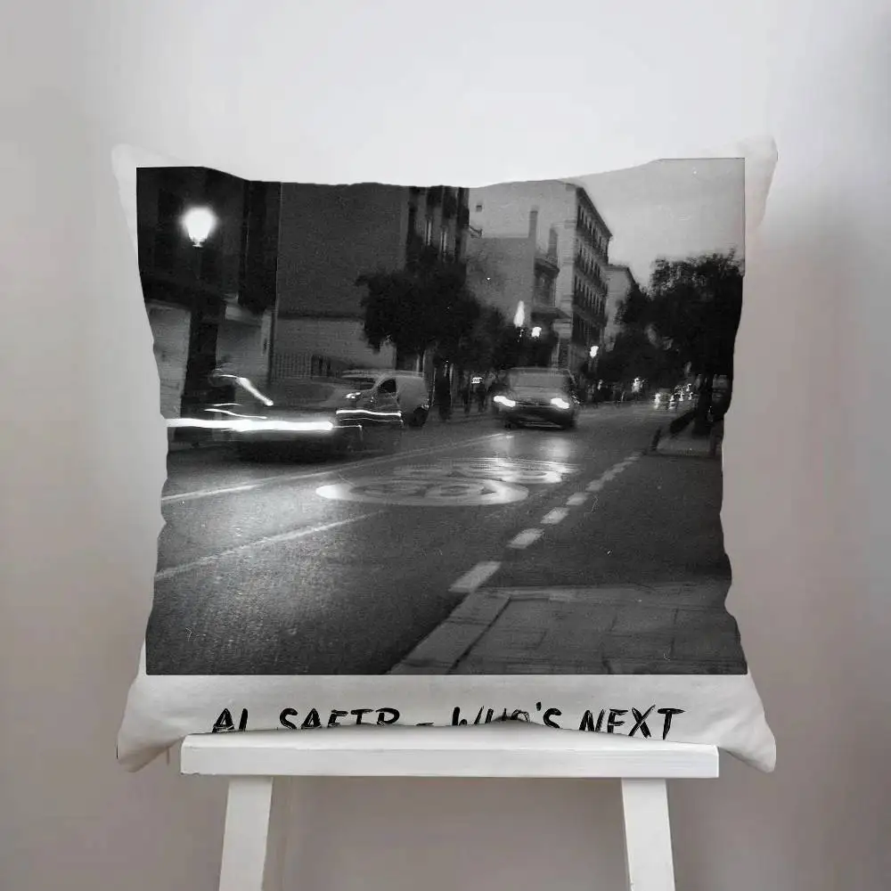 A-Al S-Safir كيس وسادة ألبوم أريكة ديكور المنزل على الوجهين الطباعة قصيرة أفخم غطاء وسادة لطيف