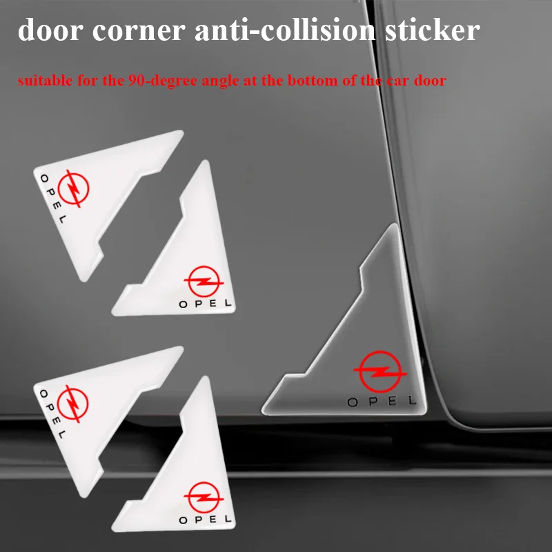

Наклейки против столкновений и царапин для углов дверей автомобиля Для Opel Astra j g Insignia Corsa d Vectra c Zafira a Auto Gadgets