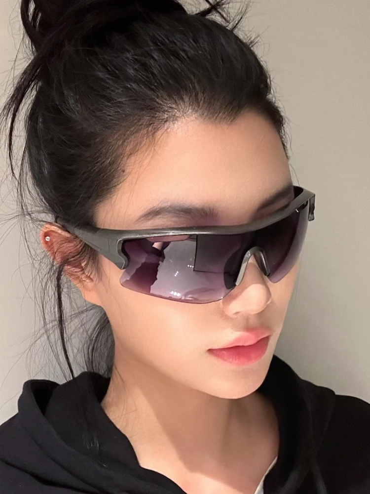 AliExpress RMM New Y2K Style Cycling Sunglasses Windproof Glasses for Men Women Retro-Reflective Sheeting Lens Road Riding Sport Glasses