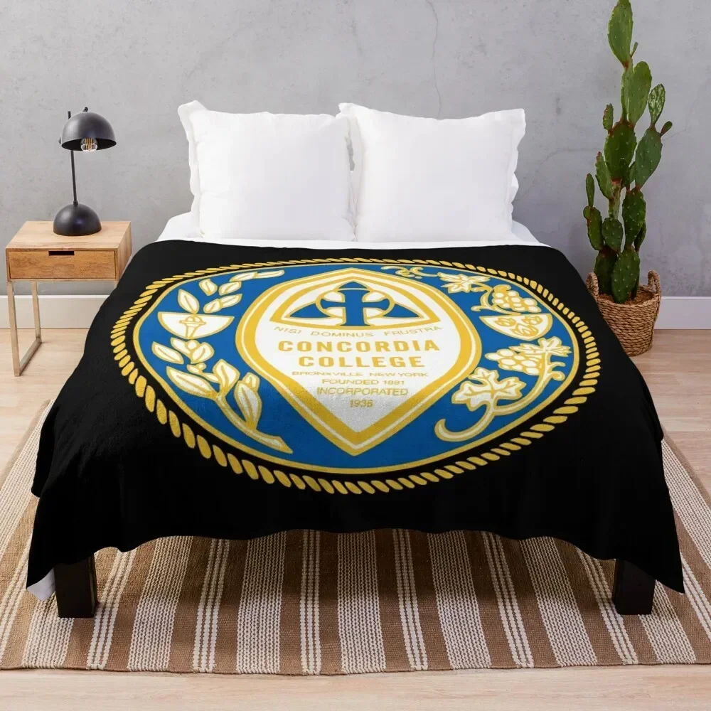 

Concordia College Conservatory Throw Blanket manga valentine gift ideas Blankets