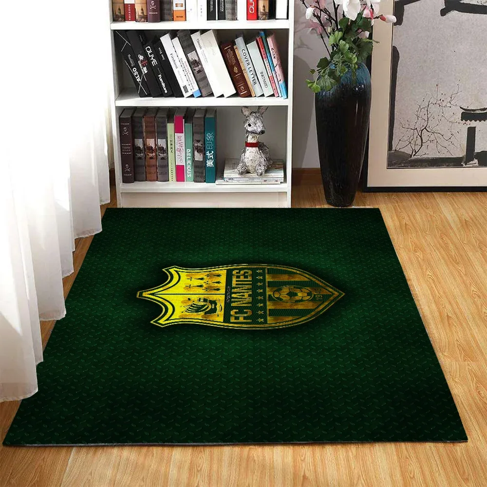 Home Foot Mat Doormat Entrance Door FC Nantes Prayer Rug Mats for Kitchen Bathroom Carpet Absorbent Floor Mat Non Slip Carpet