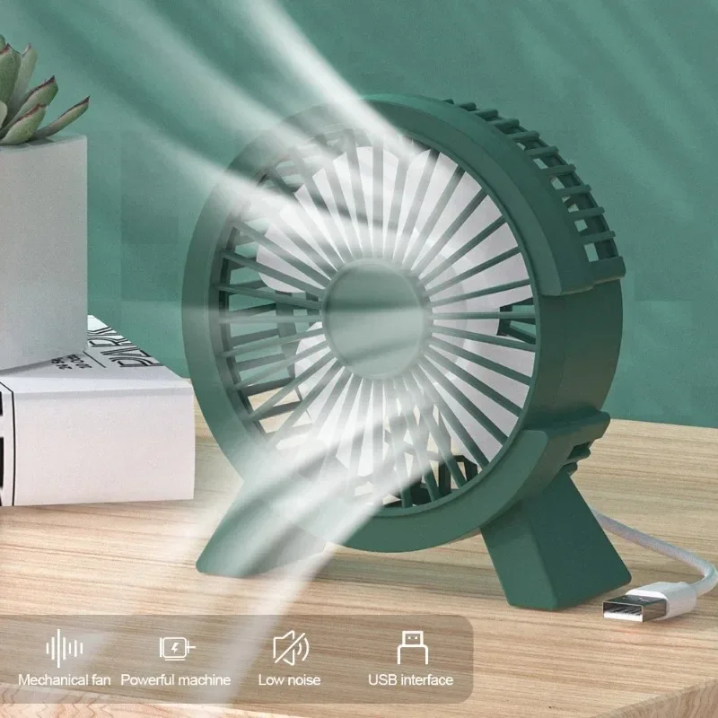 1/2/4PCS Portable USB Desk Fan Mini Quiet Cooling Fan for Office Student Desktop Computer Electric Fan Use
