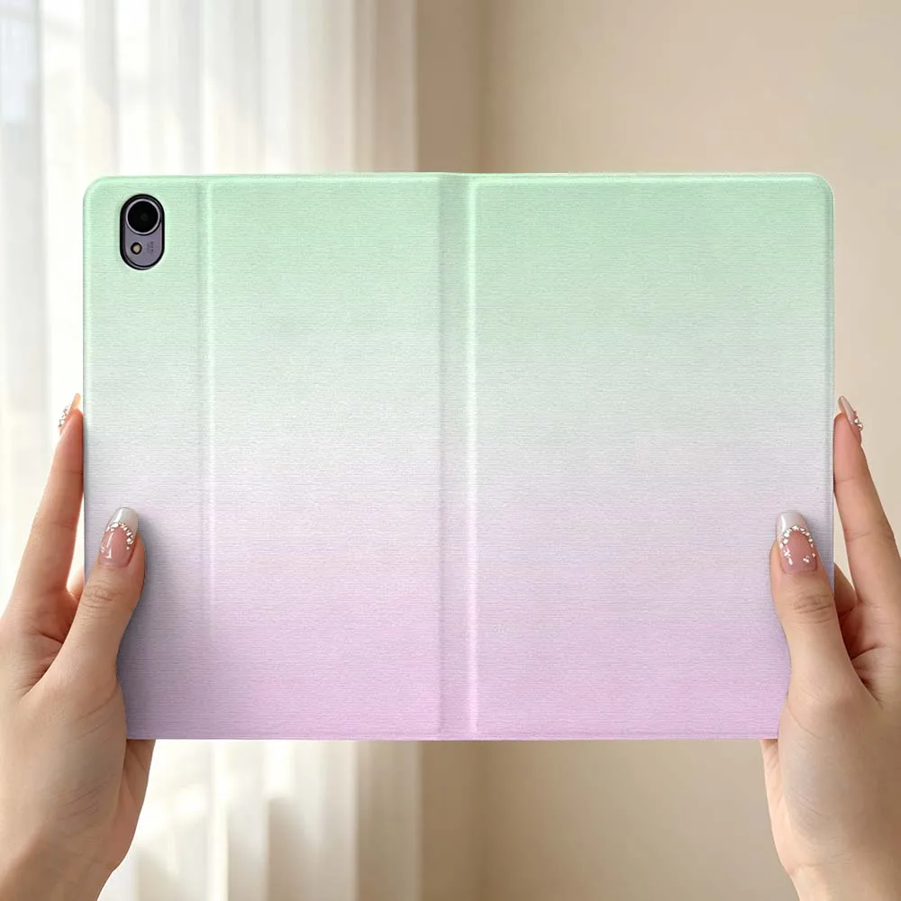 Gradient Background For Huawei MediaPad MatePad Honor Pro V6 9 V8 X9 X 10 13.3 12.3 11 11.5 Inch Tablet Case Pen Tray