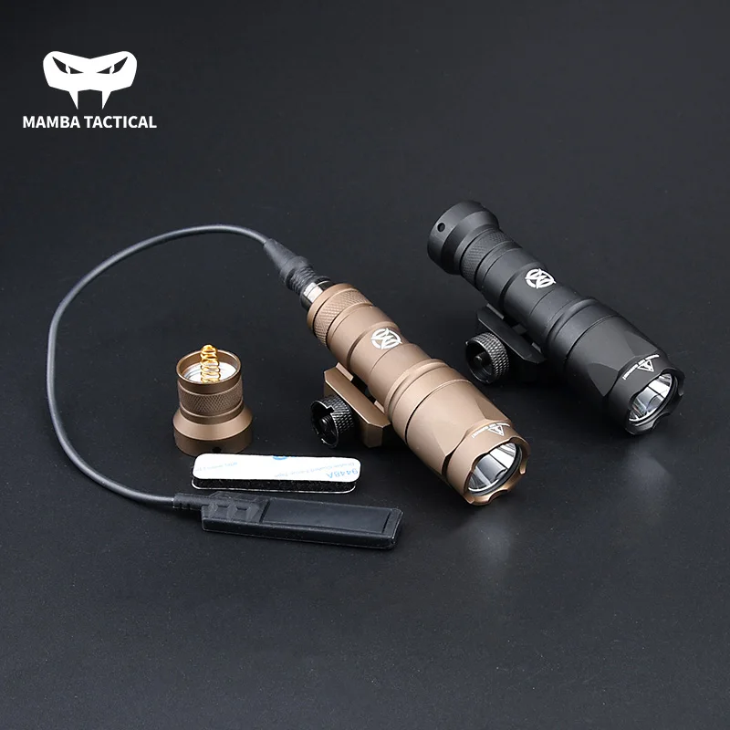 

WADSN Airsoft SF M300 M300A Tactical Flashlight Fit 20mm Picatinny Rail AR15 Rifle Weapon Light Hunting Scout Gun Mini Light