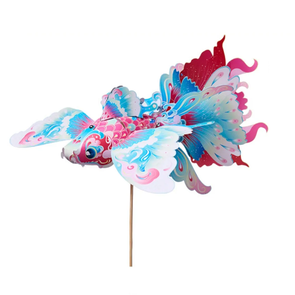 

Chinese Style New Year Fish Lantern Waterproof Cartoon Children Handheld Lantern Traditional Celebration Lantern