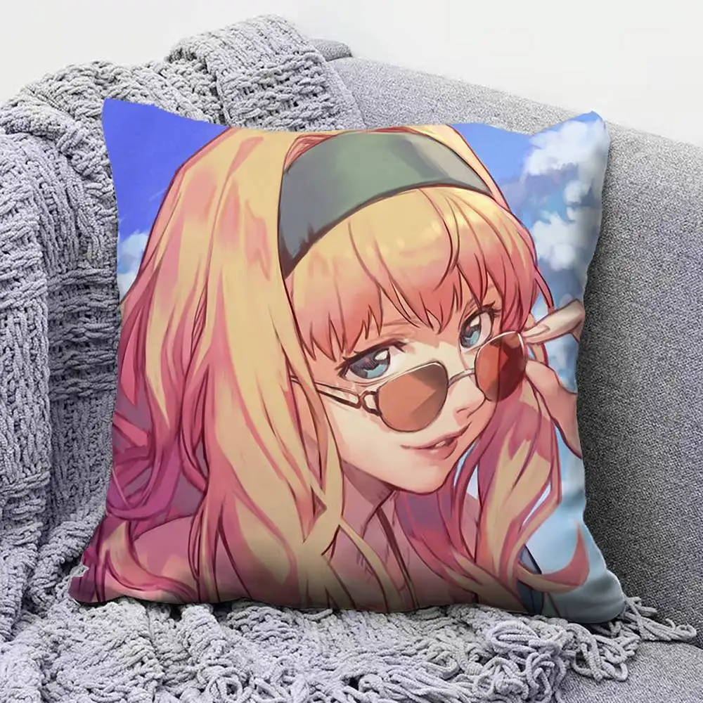 Macross Frontier Anime  Home Sofa Cushion Covers and Aecorative Custom Pillow Covers