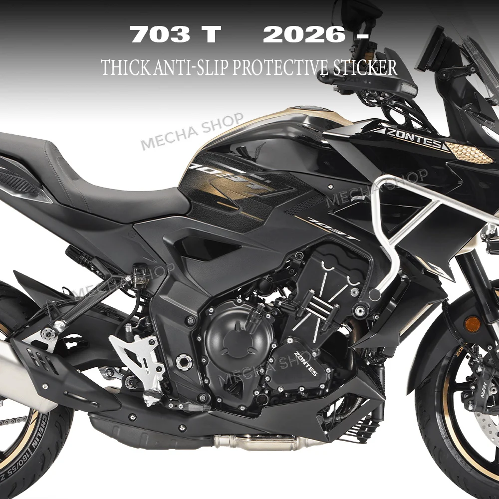 For ZONTES 703T 703 T 2026 Fuel Tank Protection Stickers Kits Of Motorcycle Gas Tank Abrasion Resistant Decoration Decals