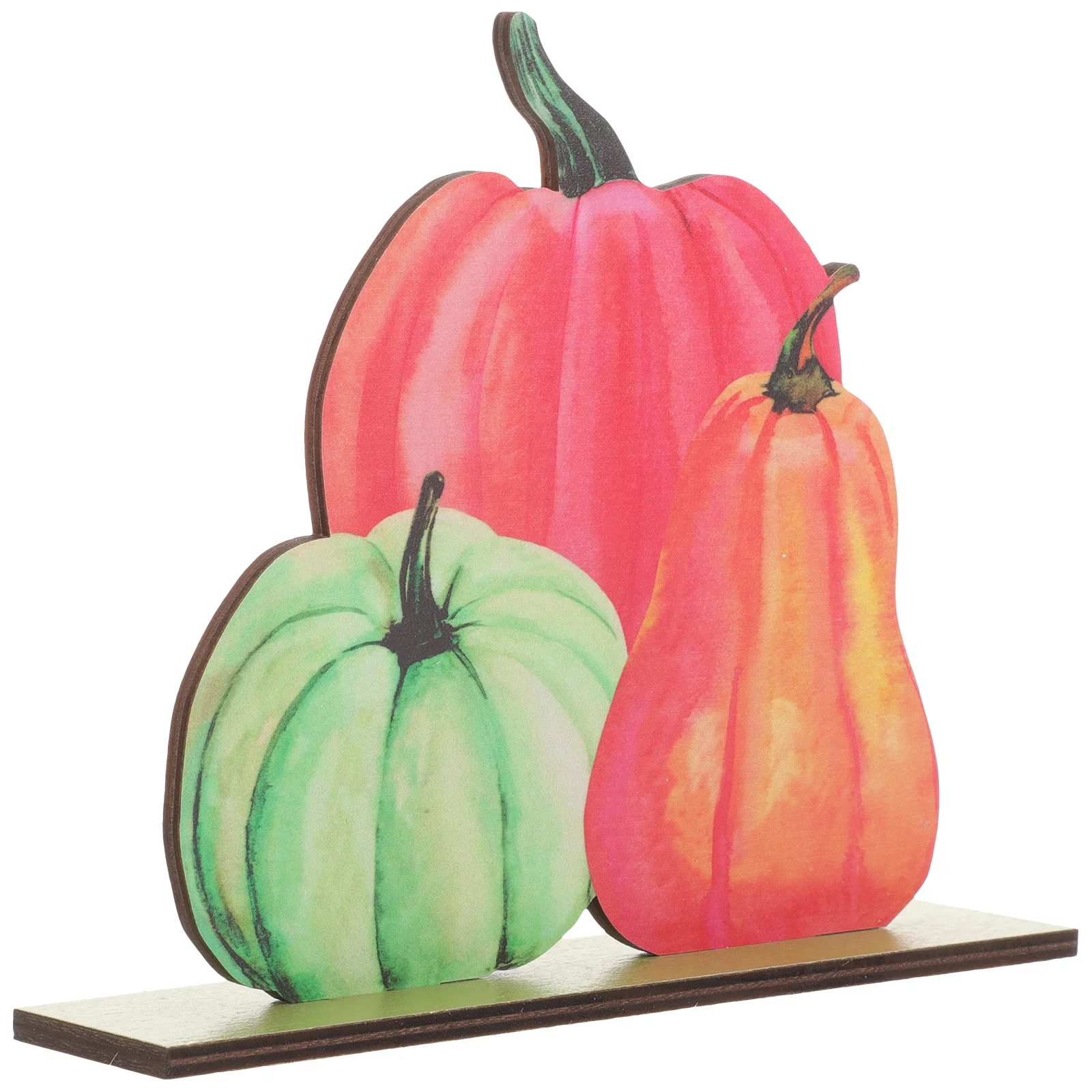 

Handcrafted Wood Pumpkin Ornament for Thanksgiving Decorative Display Fall Festive Home Decoration Desktop Prop