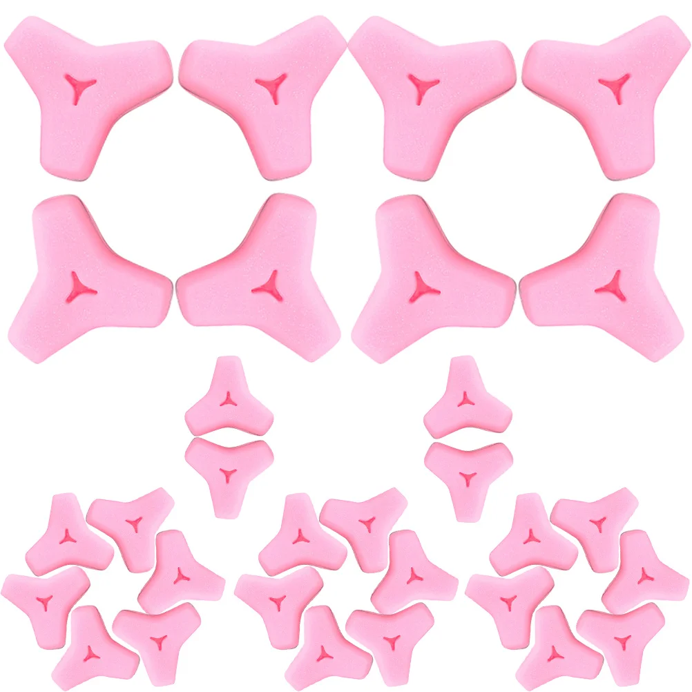 

20 Pairs Anti Slip Silicone Glasses Retainer Comfortable Ear Hooks Pink Lightweight For Sports Hiking Climbing Glasses Slip