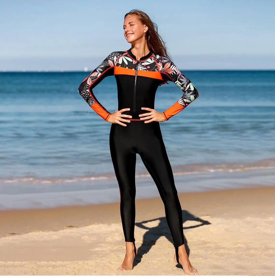 

Scuba Diving Suit Women Summer Skin Rash Guard Swimming Snorkeling Surfing Long Sleeve Full Wetsuits Jellyfish M-2XL