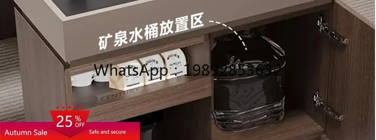 

sofa side cabinet tea cabinet movable solid wood home living room storage office tea table living room decoration