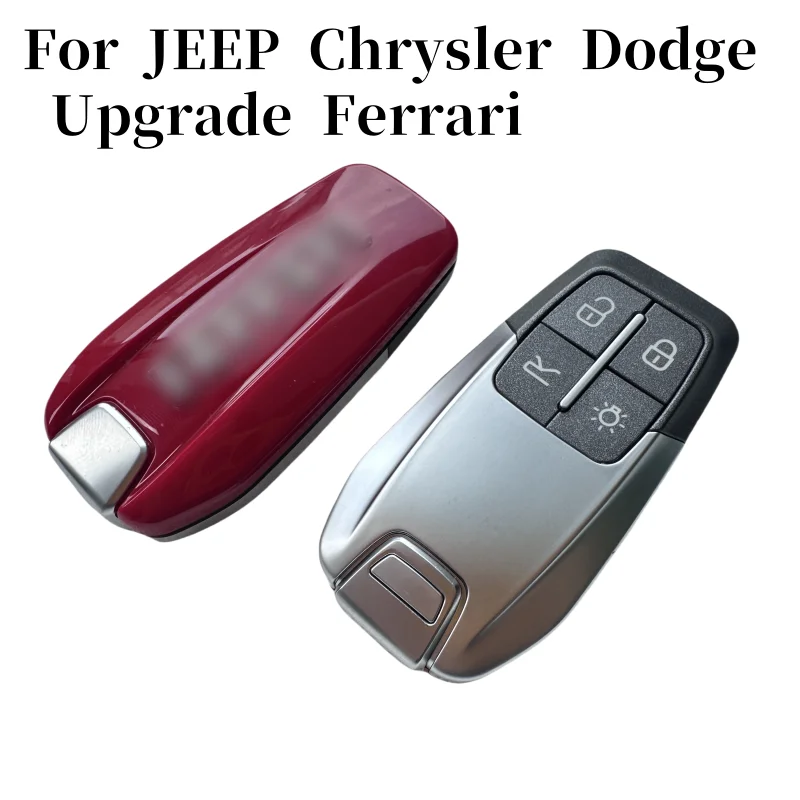 For JEEP Compass Renegade Chrysler 200 300 Dodge JCUV SRT challenger Smart Key Upgrade Ferrari Smart Key Shell