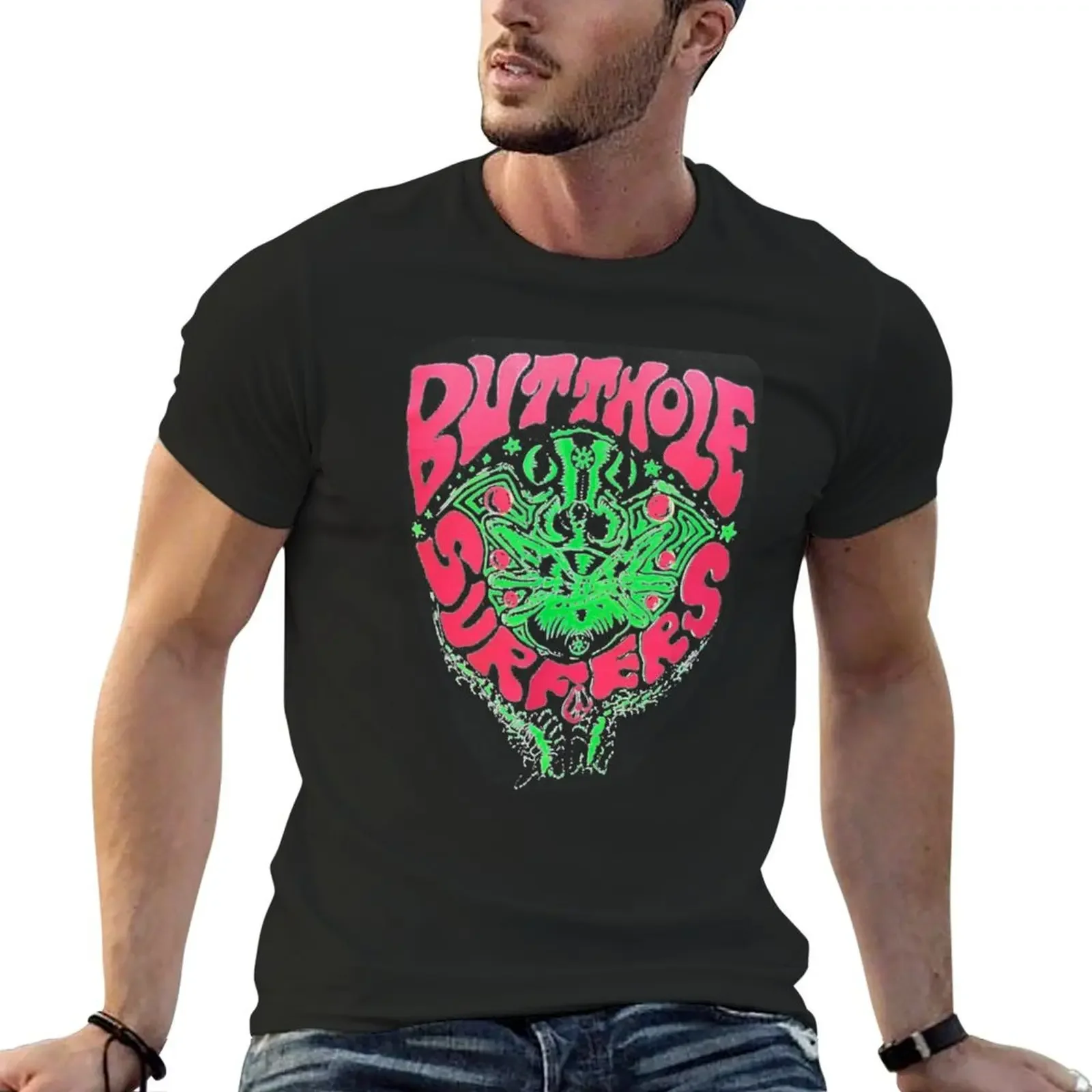 Butthole Surfers T-Shirt Blouse oversized t shirt shirts men