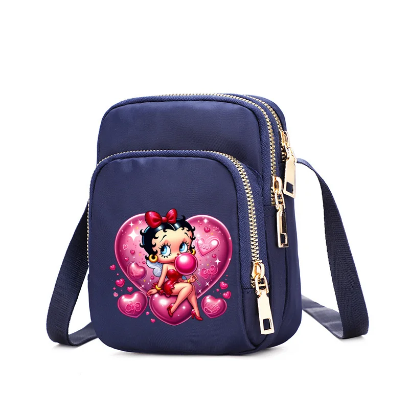 Disney Betties Women\'s Bags Handbag Causal Crossbody Bags Cell Phone Purse Women\'s Underarm Bag Female Crossbody Shoulder Bag