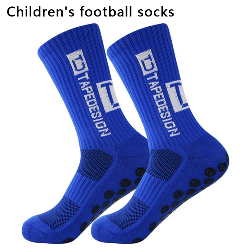 Kids Anti-Slip Football Socks - 1 Pair Breathable Athletic Grip Socks for Soccer Training & Sports ﻿ view 2