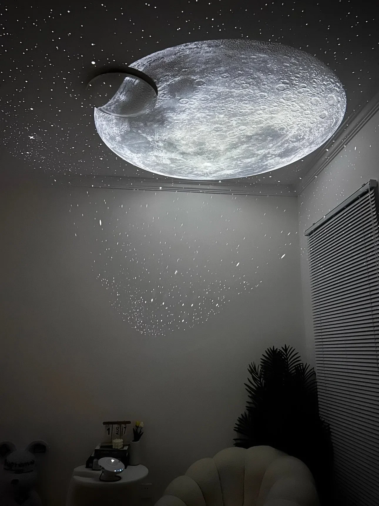 LED UFO Galaxy Starry Sky Projector Lamp Slides（Projector machine not include）