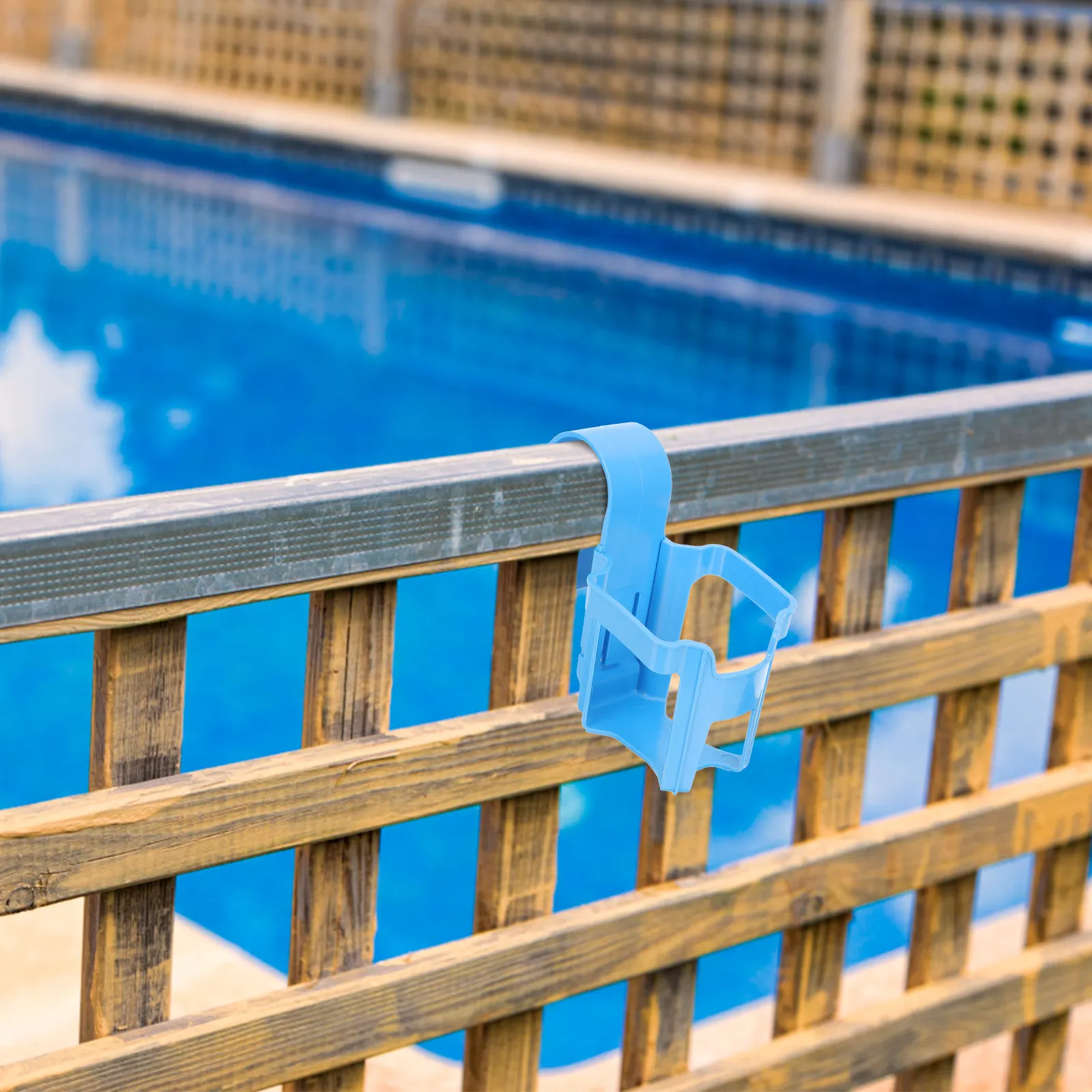 

Hook Pool Holder Water Cup Plastic Side Holders for Drinks above Ground Pools Anti Spill Inflatable