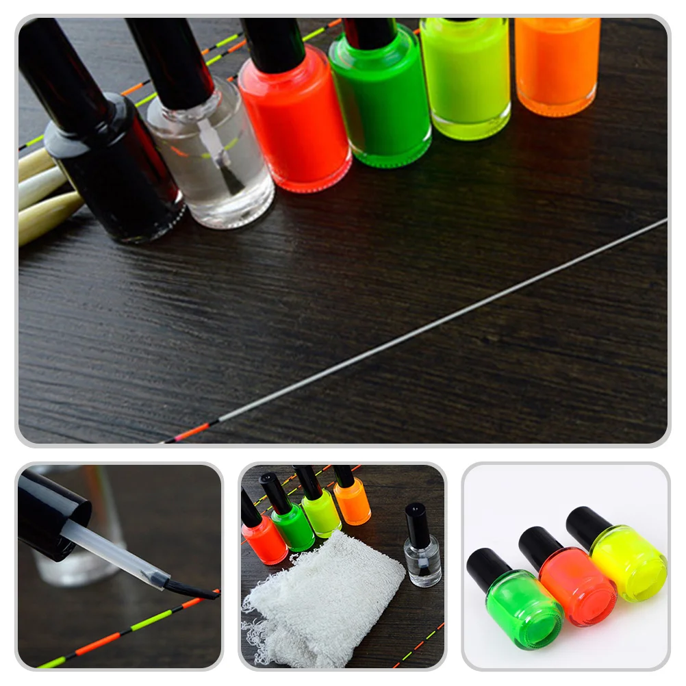 

1 set Fishing Bobber Repair Paint Set High Gloss Oil Paint For Fluorescent Magnifying Paints Fishing Supplies