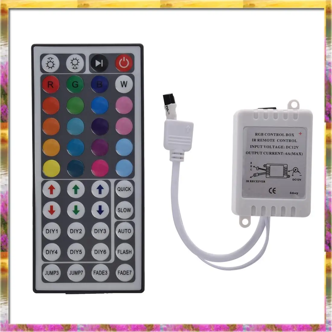 

ABSU 2 шт. аксессуары: 1 шт. RGB 5M 5050 Светодиодная лента Гибкая 300 светодиодов SMD Светодиодная лента и 1 шт. 44-клавишный ИК-пульт дистанционного управления