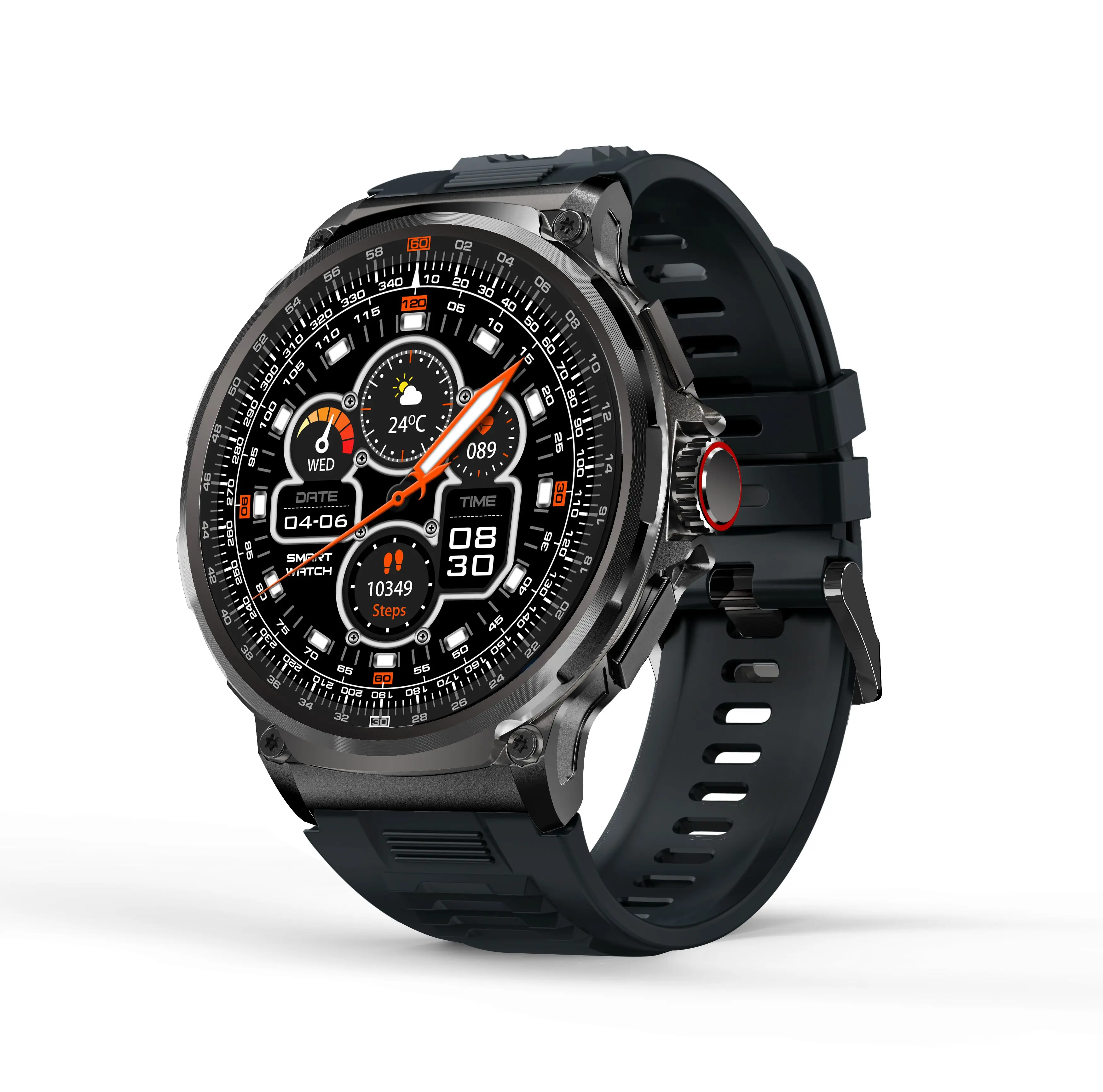 

V69 Smartwatch BT Call 1.85 Inch HD Screen 400+ Watch Faces 710mAh Big Battery Waterproof Reloj Sport Smart Watch for Men