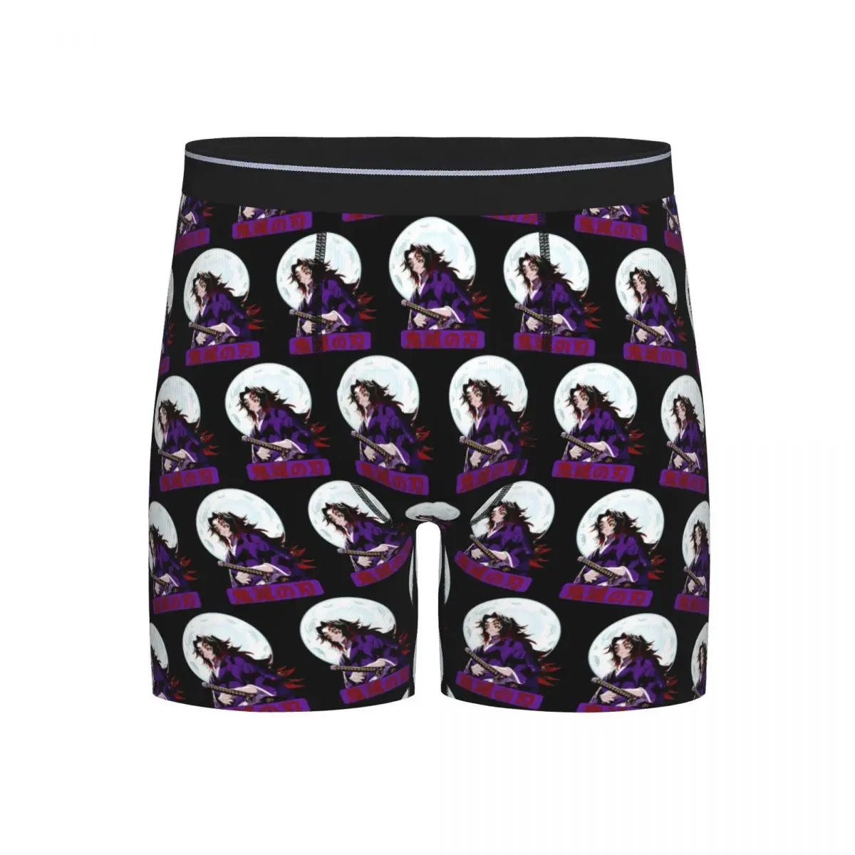 

Long Boxer Underpants Shorts Upper Moon Kokushibo Panties Male Ventilate Underwear for Homme Man Boyfriend Gift