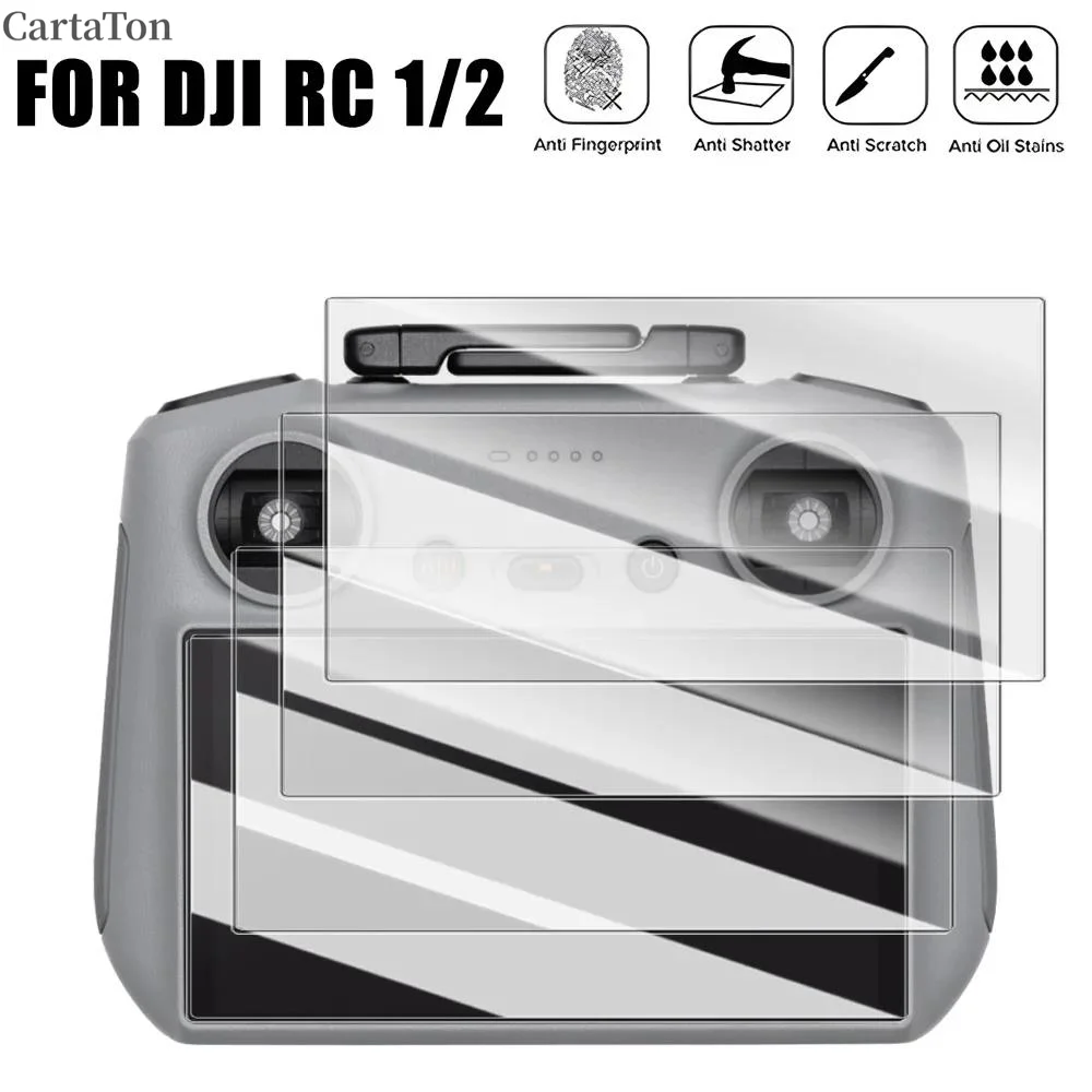 3/2/1Pcs Tempered Glass for DJI Mini 4 Pro RC 2 /RC Remote Control Screen Protector for DJI Mini4 Pro RC2 HD Anti-scratch Films