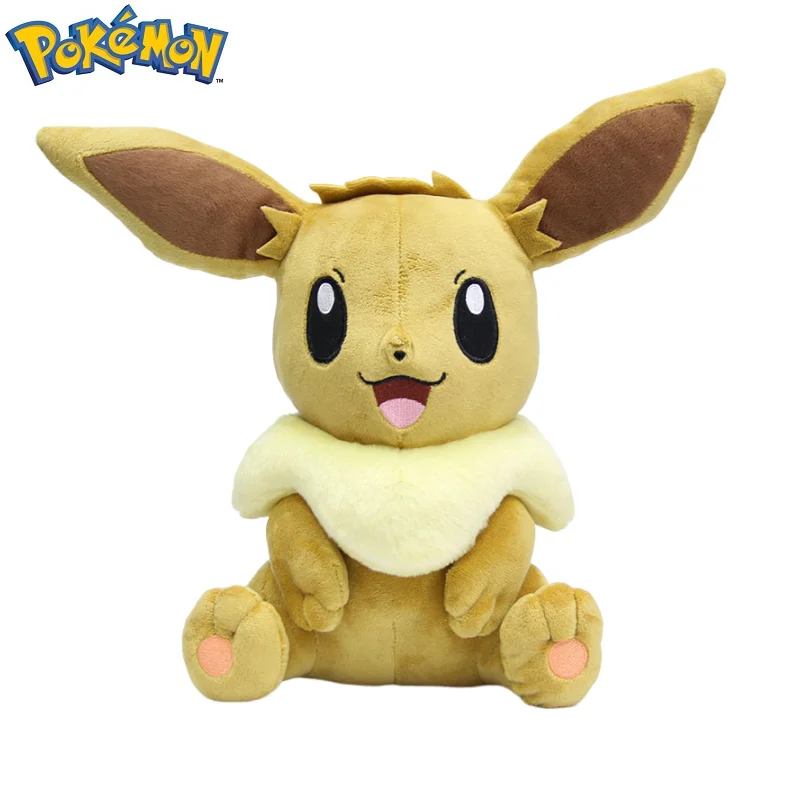 Brinquedos de pelúcia Pokémon originais para crianças, grandes animais, Mewtwo, Arceus, Rayquaza, Eevee, Charizard, Pikachu, menino, menina,