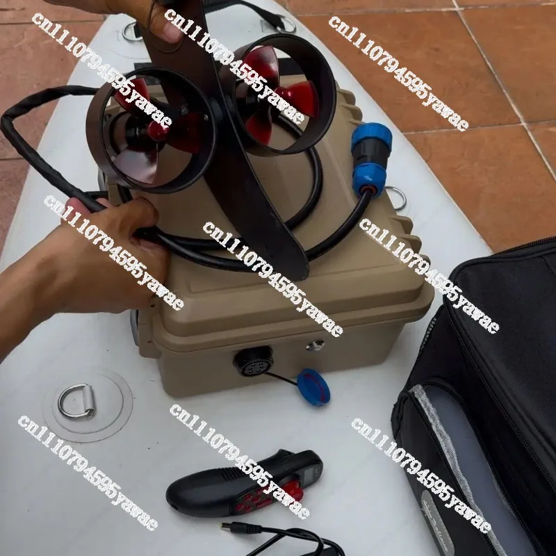 For Underwater Electric Kayak Thruster, Paddle‑Type Electric Tail Fin Accessory For Fishing Boat And Dragnet Vessel