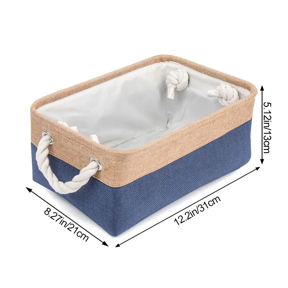 Portable Home Supplies Sundries Sorting Basket Folding Linen Organizer Box Underwear Socks Baby Toys Storage Basket